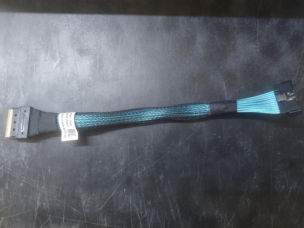 Front perc or hba to motherboard slim sas cable