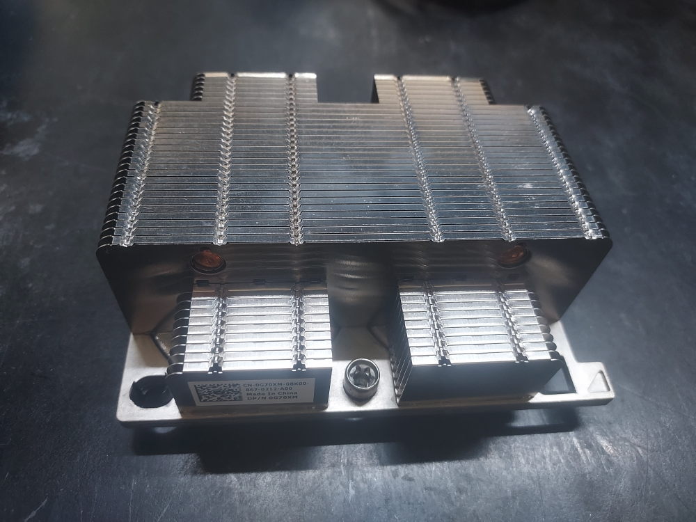 R540 CPU 1 heatsink