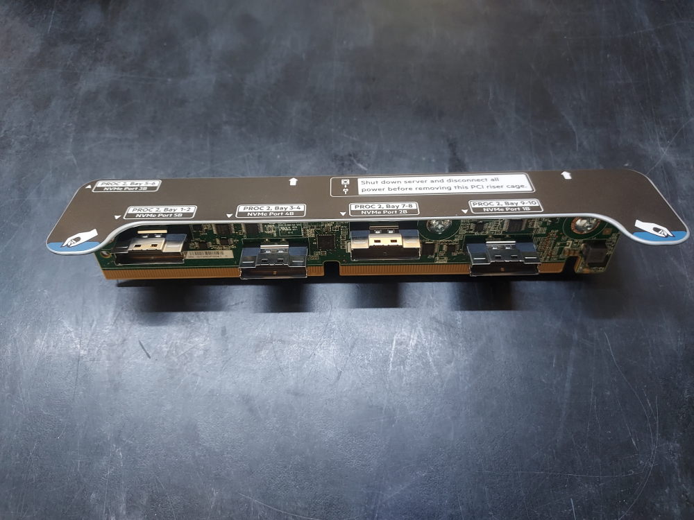 NVME riser for the HP DL 360 G10 server