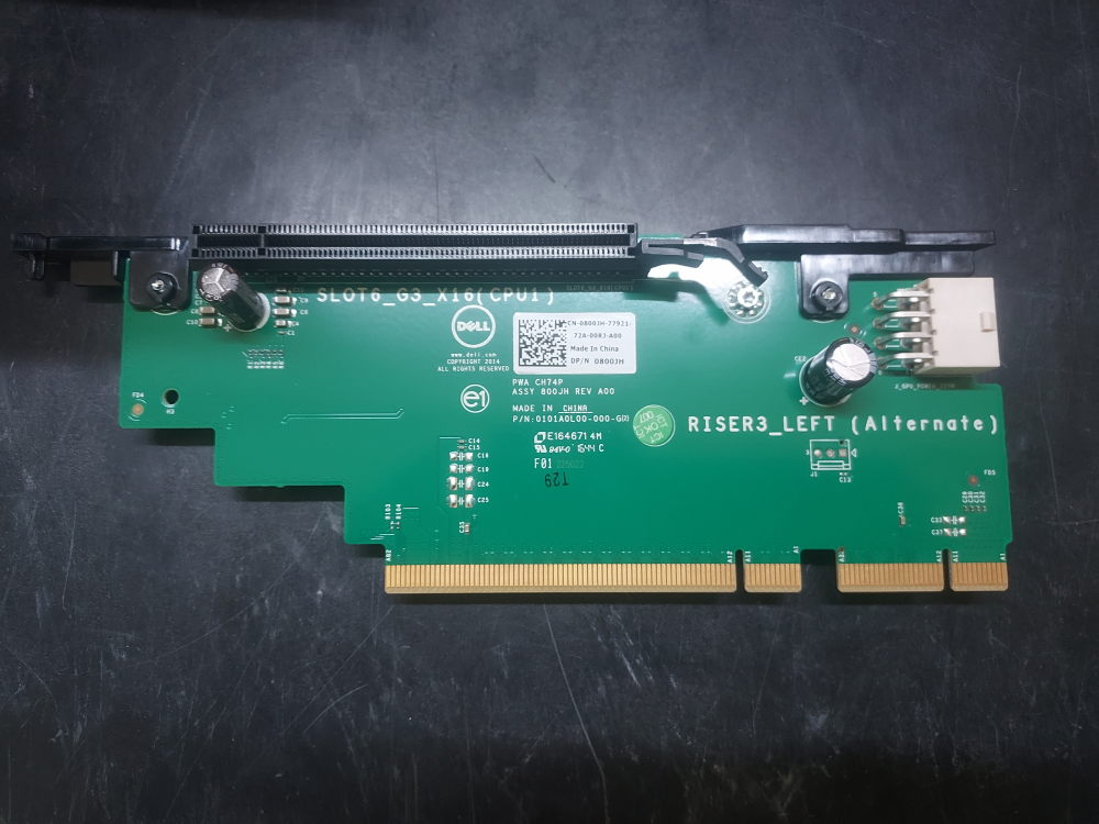 Riser 3 for the Dell PowerEdge R730 and R730xd servers.
