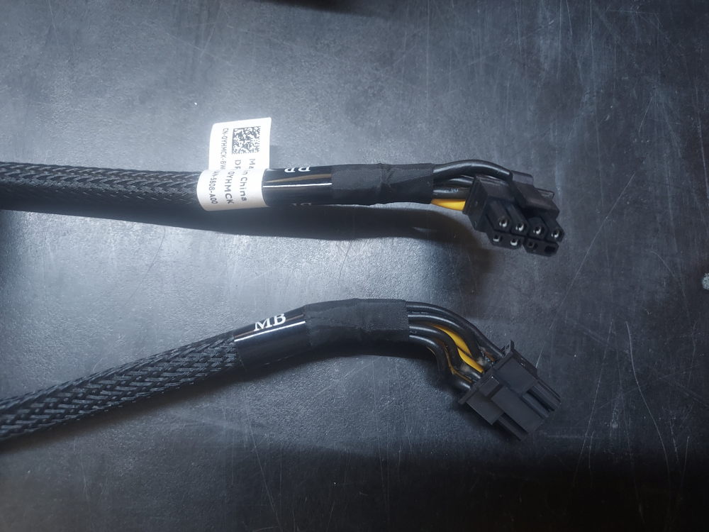 Backplane power cable for the R740xd 12 Bay server