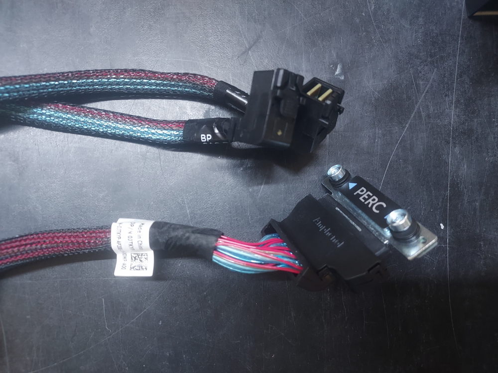 PERC cable for the Dell PowerEdge R740xd 24 Bay server