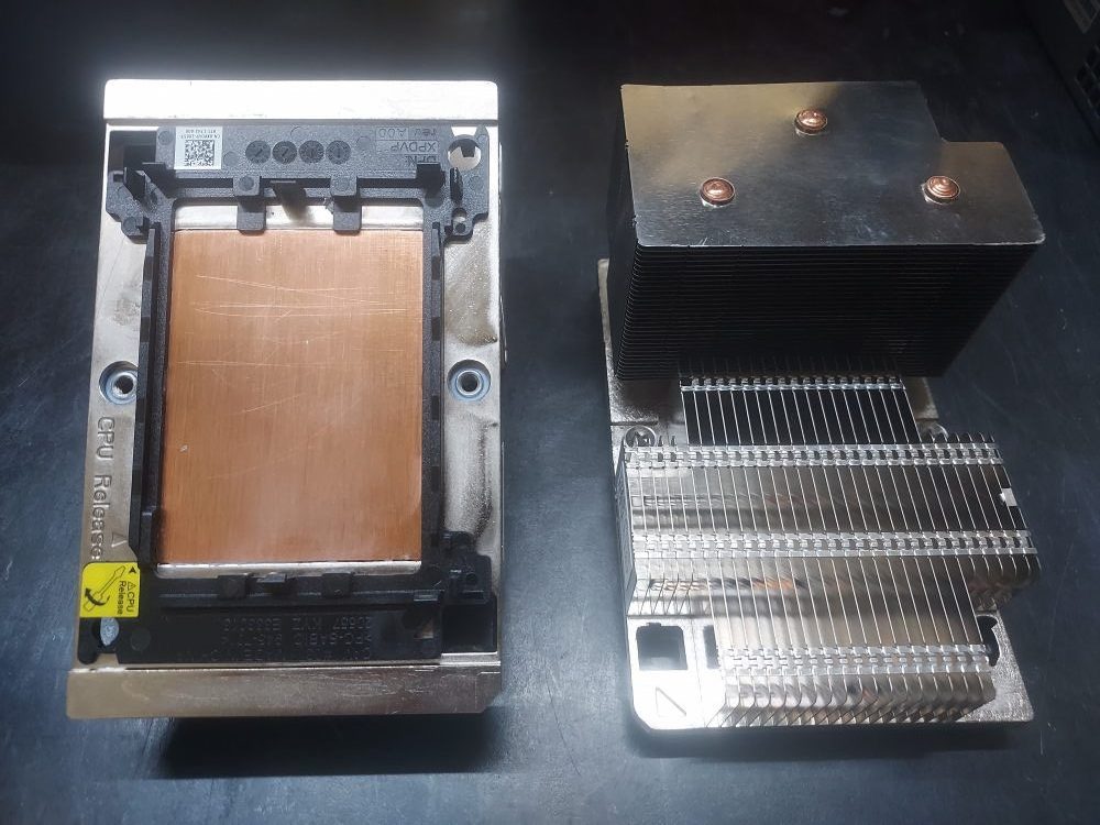High performance 2u heatsinks for R740 and R740xd