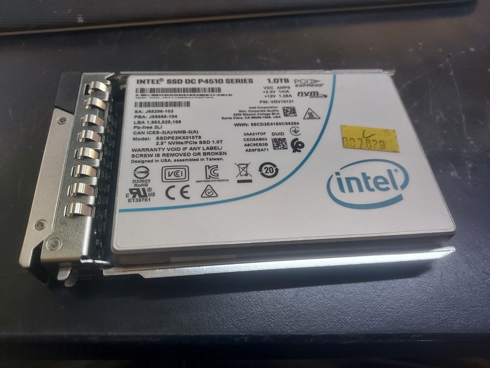 Intel 1TB NVME drive