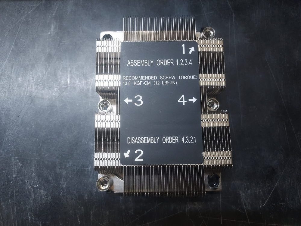 Supermicro 1U Heatsink SNK-P0067PS