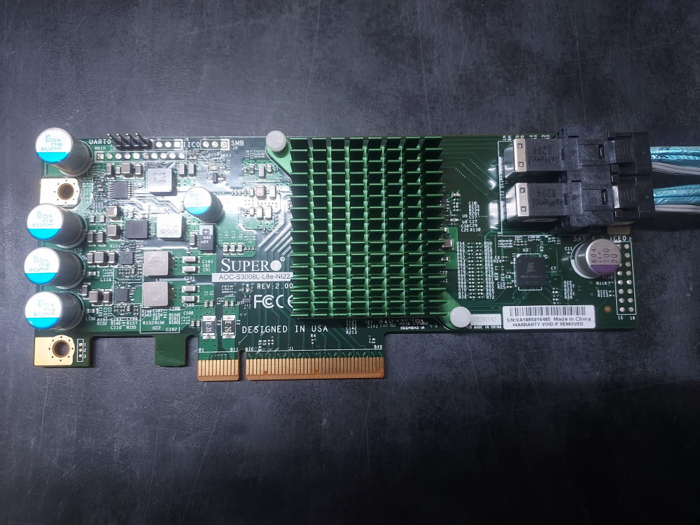Supermicro AOC-S3008L-L8E-NI22