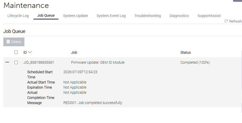 Update Job