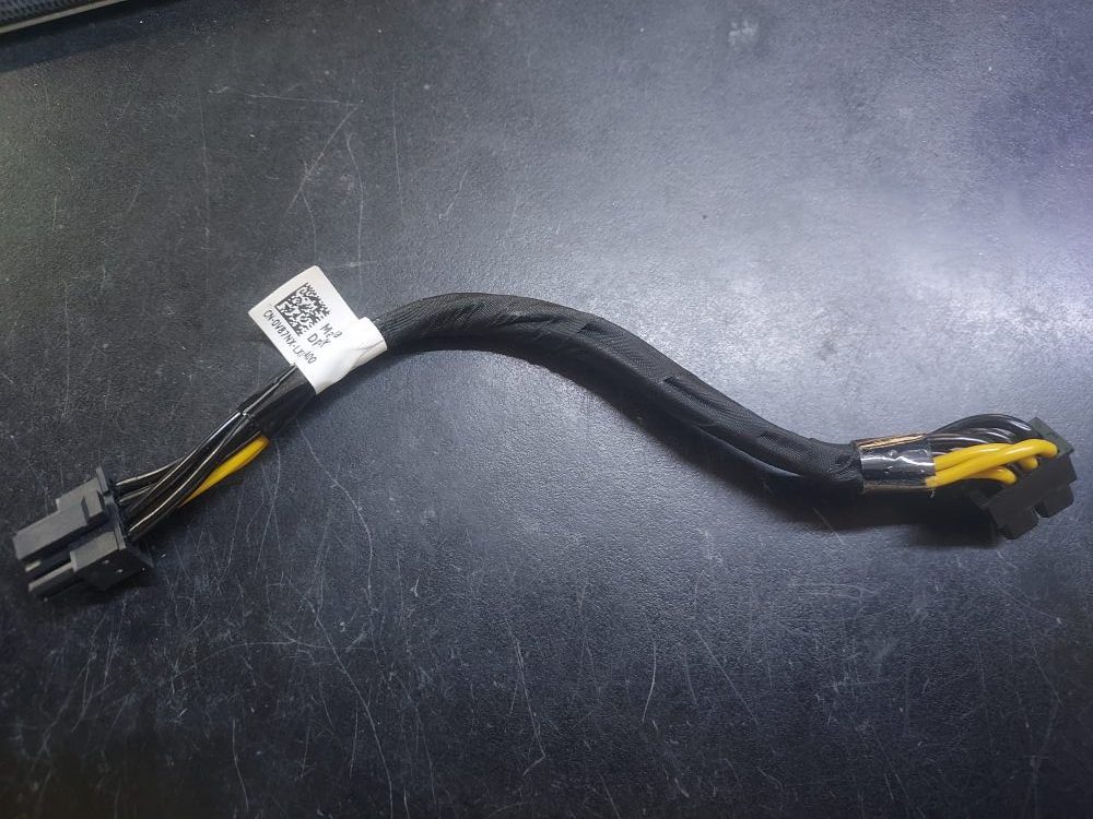 Power cable for rear R740xd flex bay