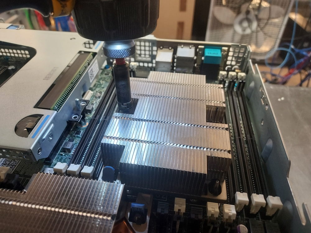The second heatsink for the Dell PowerEdge R440