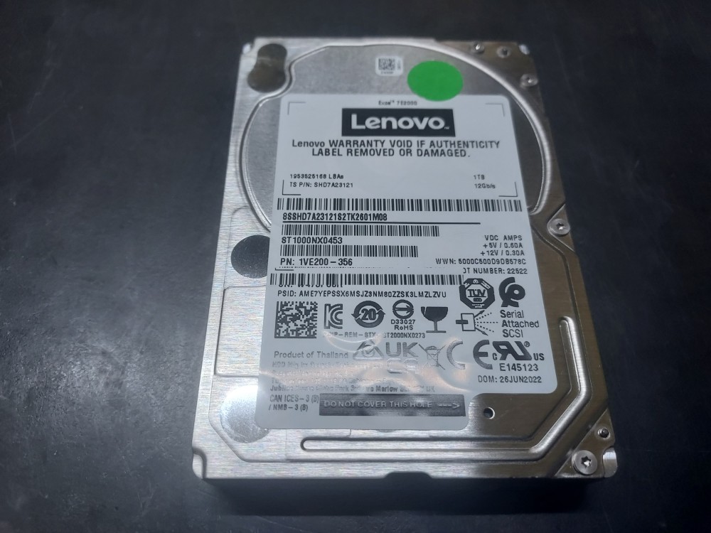 Seagate 1TB 7.2k HDD