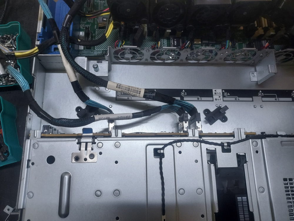 NVME cables port 1, 2, and 3