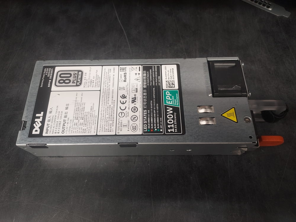Complete List of Dell PowerEdge R640 Compatible Power Supplies