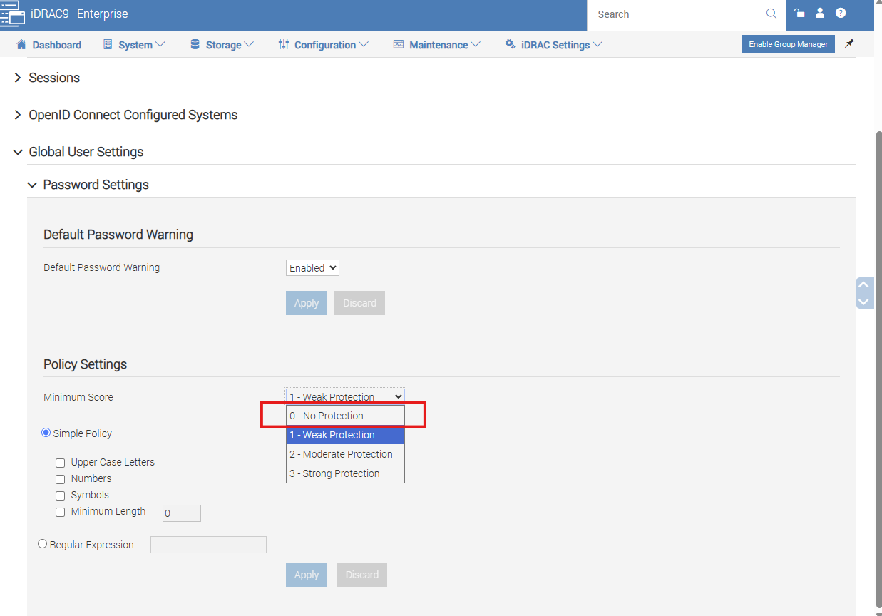 iDRAC9 Not Resetting to Default Password on Dell PowerEdge Servers