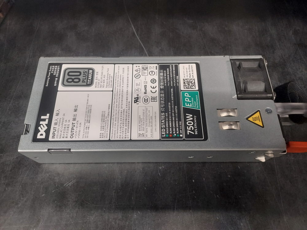 Complete List of Dell PowerEdge R740 and R740xd Compatible Power Supplies